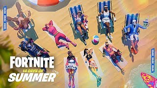 FORTNITE 14 DAYS OF SUMMER EVENT Gameplay Update with GIVEAWAYS - (Fortnite Summer Event)
