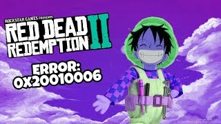 Red Dead Redemption 2: how to POSSIBLY fix error 0x20010006