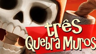 INCRÍVEL HISTÓRIA DE 3 QUEBRA MUROS CLASH OF CLANS
