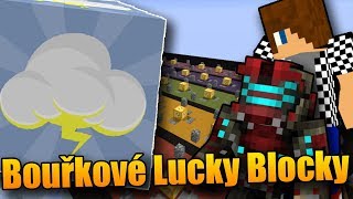 ŠÍLENÉ BOUŘKOVÉ LUCKY BLOCKY! - Minecraft Lucky Block Race w/Bauchyč