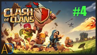 Clash of Clans №4 5 атак гигантами |фул забор,3 строителя|