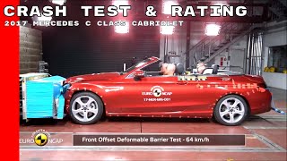 2017 Mercedes C Class Cabriolet Crash Test & Rating