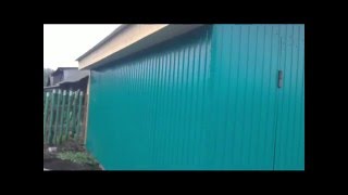 Каркасный гараж своими руками