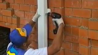 Монтаж водостоков прямоугольного сечения - подробная видео инструкция