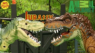 New Animal Planet Interactive Dinosaur - T-Rex Vs TREX Jurassic Park Unboxing Dinosaur Toys
