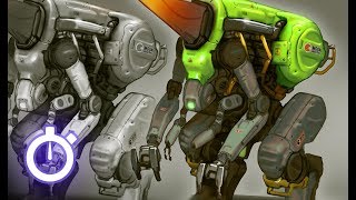 Mech Design From Scratch In Photoshop