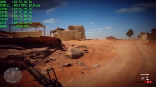 HP Workstation Z210 GAMING Battlefield 1 GTX 1050 Ti Benchmark - Ultra Settings Gameplay
