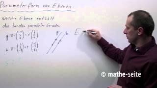 Parameterform, Parametergleichung; Beispiel 8 | V.01.05