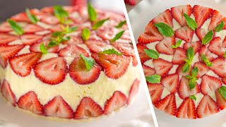 ТОРТ ФРЕЗЬЕ ? самый вкусный летний десерт - заварной крем, нежный бисквит и клубника FRAISIER CAKE