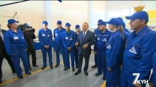 2 Нурсултан Назарбаев посетил завод по производству алюминиевых радиаторов