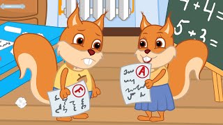 Famille d'Écureuil - Mauvais Avec Les Maths Animé 2021 en Français