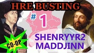 Europa Universalis 4 HRE Busting 1 - Shenryyr2 as Burgundy in Multiplayer Coop