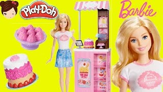 Barbie Chef de Pasteleria con Plastilina Play Doh