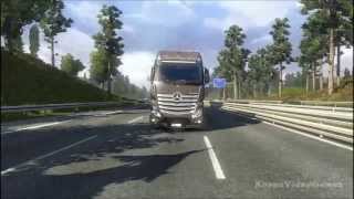 Euro Truck Simulator 2 - Mercedes-Benz Actros MP4 | Mods Gameplay [HD]