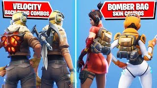 Fortnite VELOCITY BOMBER BAG Back Bling combos