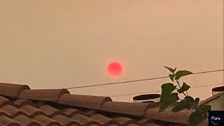 SOL ROJO, ¡¡SEÑALES que ANUNCIAN el FIN de los TIEMPOS!! / RED SUN in the SKY!!.