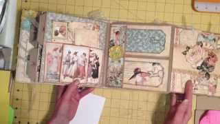 Double Paper Bag Page Mini Album Tutorial, Part 2 of 3