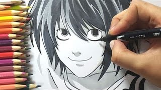? DESENHANDO AO VIVO! (Kira e L - Death Note)