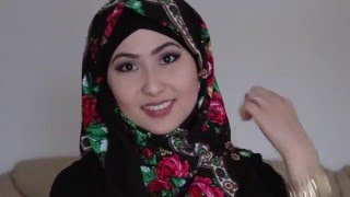 Hijab Tutorial / Русский народный платок/ Павлопосадский/ Самые простые способы?