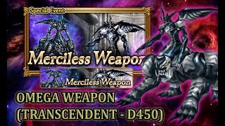 [FFRK] Summer Sun Festival 2019 | Merciless Weapon - Omega Weapon (Transcendent - No AASB) #1238