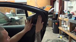 How To Tint Like A Professional - Rear Quarter Glass Window ( For Beginners )
