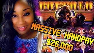 Massive Handpay Jackpot!!! 15 Heads!! Have you ever seen this many Buffalo's? Buffalo Wonder 4