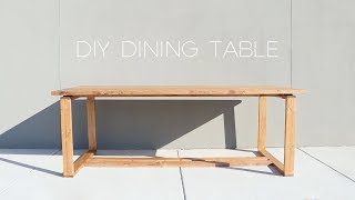 Modern Split-Top Dining Table | DIY | Modern Builds
