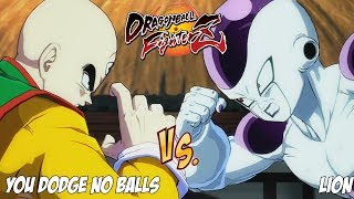 You dodge no balls(Adult Gohan/Tien/SSJ Vegeta) Vs Lion(Frieza/SSJ Goku/Adult Gohan)[DBFZ]