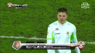 Футбол. РФПЛ. 14-й тур. Анжи - Уфа 0:1 63' Ондржей Ванек