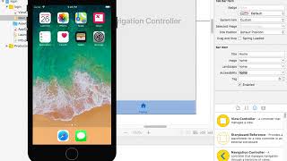 How To Add Icon On Tab Bar Item on Navigation Controller - Xcode 9 - iOS 11