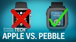 The new Pebble is out — here's how it stacks up to the Apple Watch