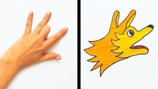 29 IDEAS DIVERTIDAS DE ARTE CON LA PALMA DE LA MANO