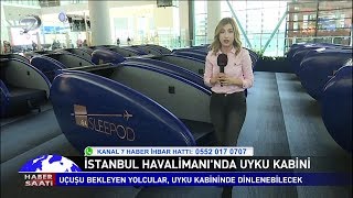 İstanbul Havalimanı'nda Uyku Kabini