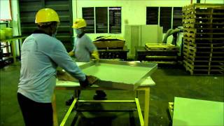 The Making of FRP/GRP Water Tank using SMC Hot Press - KK Composite Technology