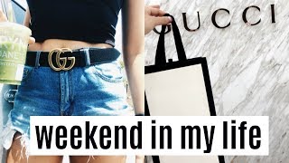 taking “treat yo self” a little too far…. | weekend in my life