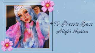 ??☁️+10 Presets Base/Alight motion??☁️