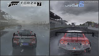 Forza 7 Demo vs Project CARS 2 - Dynamic Weather Early Comparison