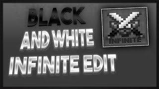 Minecraft PvP Texturepack: Black and White Infinite Edit