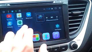 ???Краткий обзор Android 7 Hyundai Solaris 2017