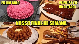 FOMOS PELA PRIMEIRA VEZ NO OUTBACK//DOCE DE BANANA// UM POUCO DO NOSSO FINAL DE SEMANA