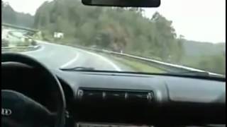 How NOT to drive an Audi -  -  - (Losing control)