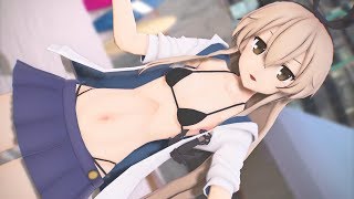 【MMD艦これ】 妄想疾患■ガール 【島風(水着) & 鹿島(水着) & プリンツ・オイゲン(水着)】