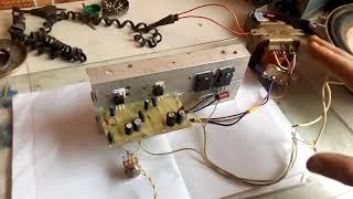 Усилитель звука на ДВУХ TDA 2050 и транзисторах 2SC 5200 и 2SA 1943.