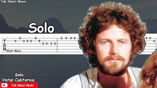 Hotel California Solo Guitar Tutorial (Eagles)