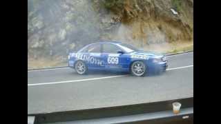 Suad Selimovic okretanje na stazi.Brdska auto utrka Cazin GP 2013