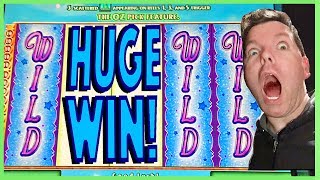 BRENT & DAD!!  A HUGE WIN ON "WIZARD OF OZ"!! MAX BET!! SLOT MACHINE POKIES