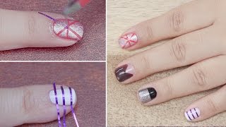 5 Nail Art Using Striping Tape: Beginners Series