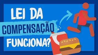 Vale a pena TREINAR para COMPENSAR? Lei da compensação dieta! O que fazer quando jacar?