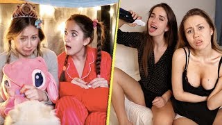 ДЕТИ vs ПОДРОСТКИ Ночевка с подругой