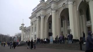 Флешмоб на вокзале в Одессе! Смуглянка!